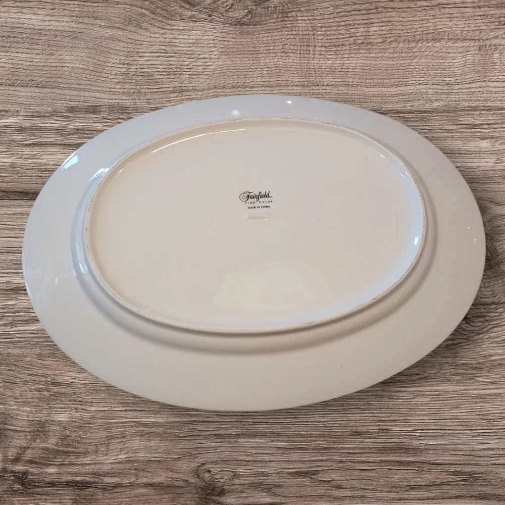 Rose Oval Serving Platter